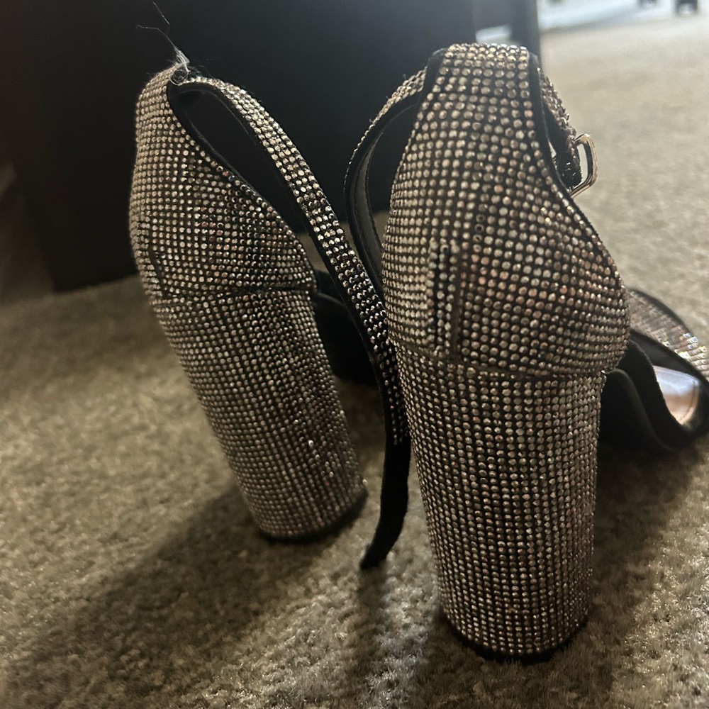 Steve Madden Rhinestone Heels - Picture 3 of 3
